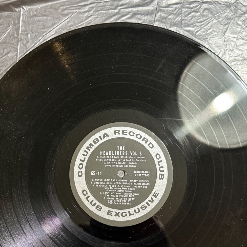 The Headliners Volume 3 Vinyl Record - Picture 4 of 4